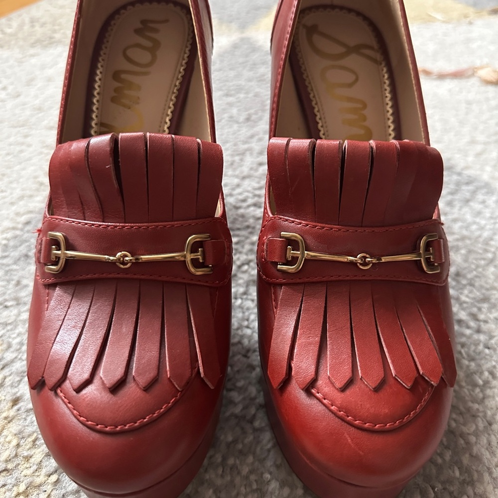 Sam Edelman Red platform Loafers for Women